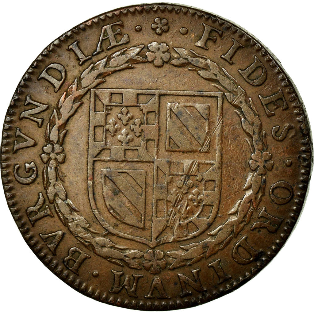 France, Token, Royal, 1651, EF(40-45), Copper, Feuardent:9794