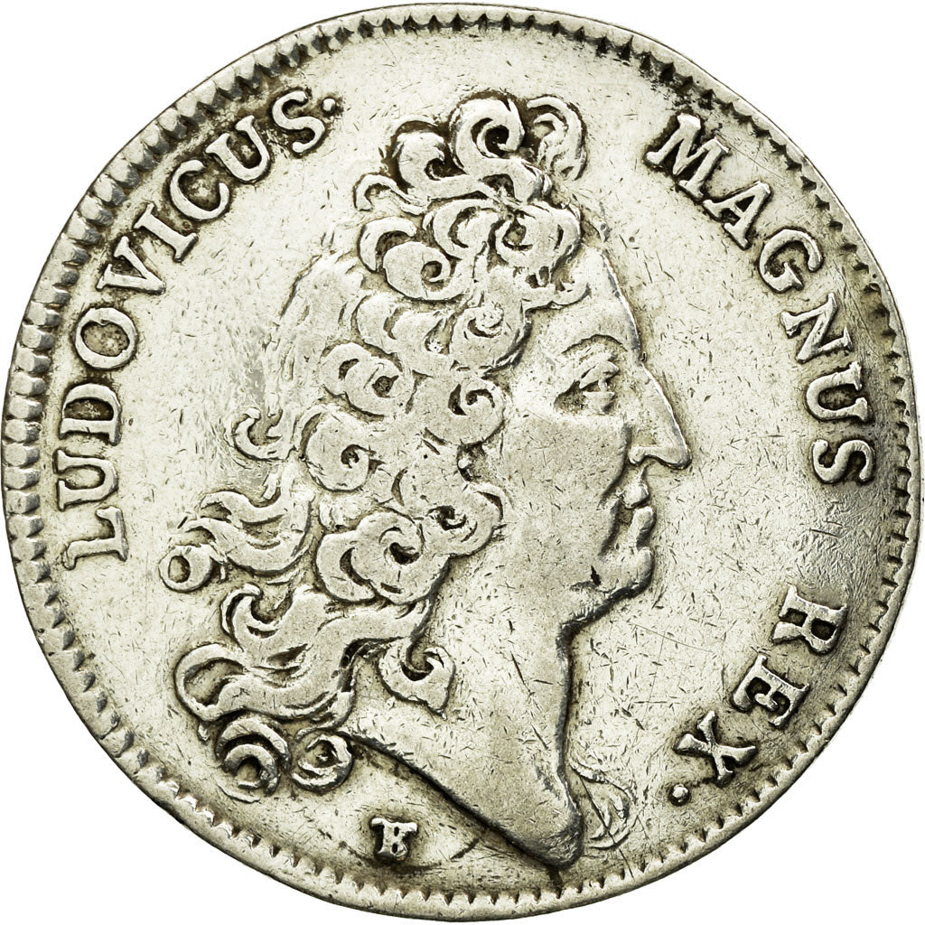 France, Token, Royal, 1711, AU(50-53), Silver, Feuardent:323