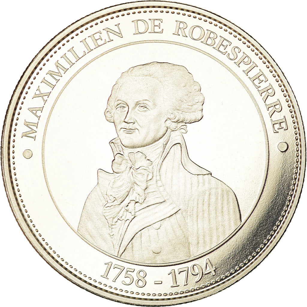 France, Medal, Révolution Française, Maximilien de Robespierre, MS(65-70)