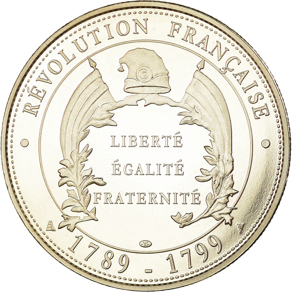 France, Medal, Révolution Française, Maximilien de Robespierre, MS(65-70)