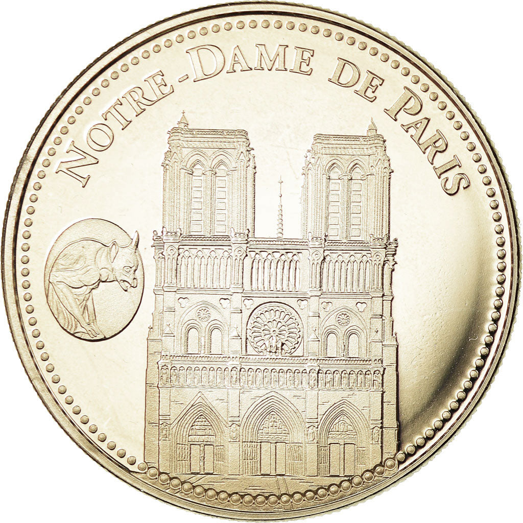 France, Medal, Notre Dame de Paris., MS(65-70), Copper-nickel