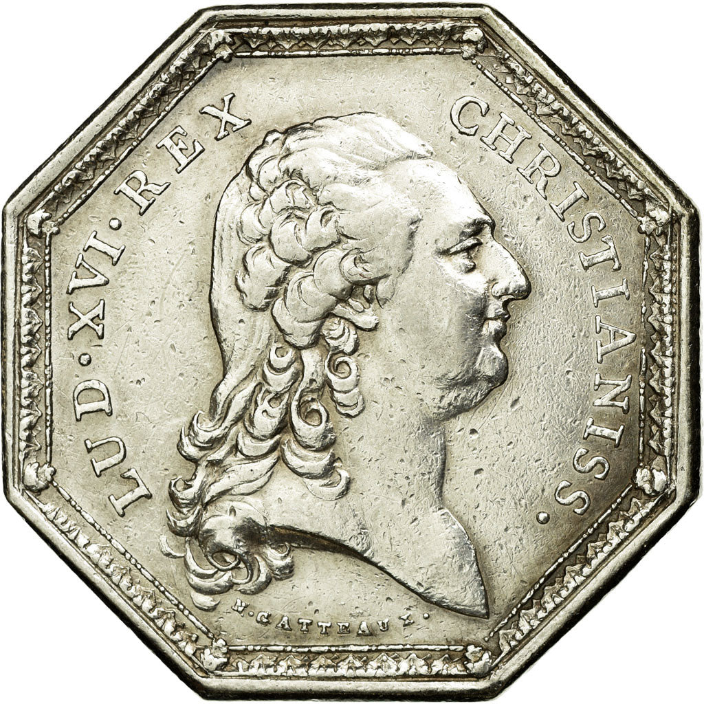 France, Token, Royal, EF(40-45), Silver, Feuardent:6731