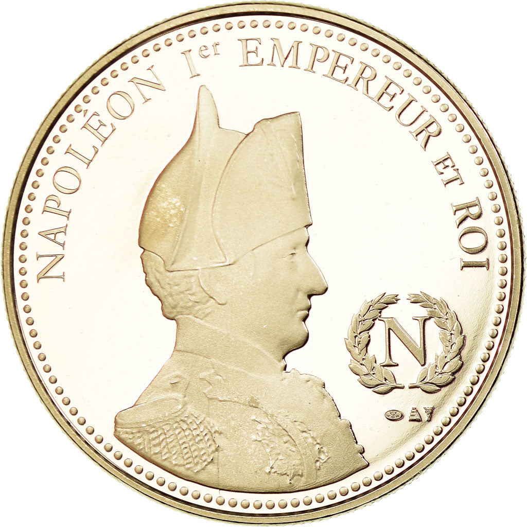Francia, medaglia, Napoleon Ier , Bataille de Marengo, FDC, Rame-nichel