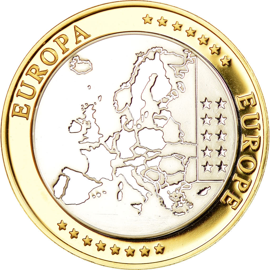 Vatikan, Medaille, L'Europe, Jean-Paul II, STGL, Silber