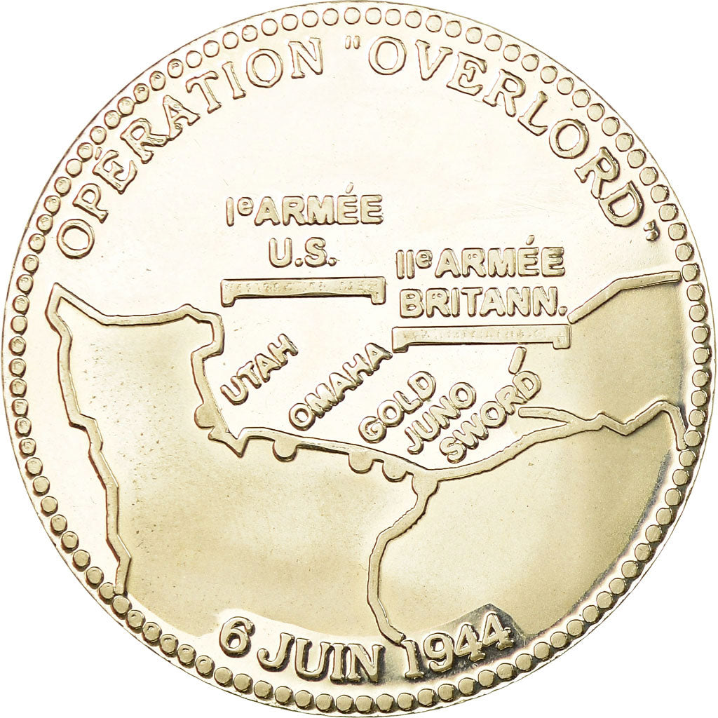 France, Médaille, Opération Overlord, 50ème Anniversaire du Débarquement