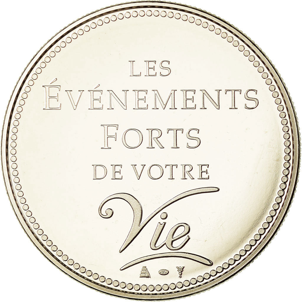 France, Medal, Le Premier Homme dans l'Espace, MS(65-70), Copper-nickel