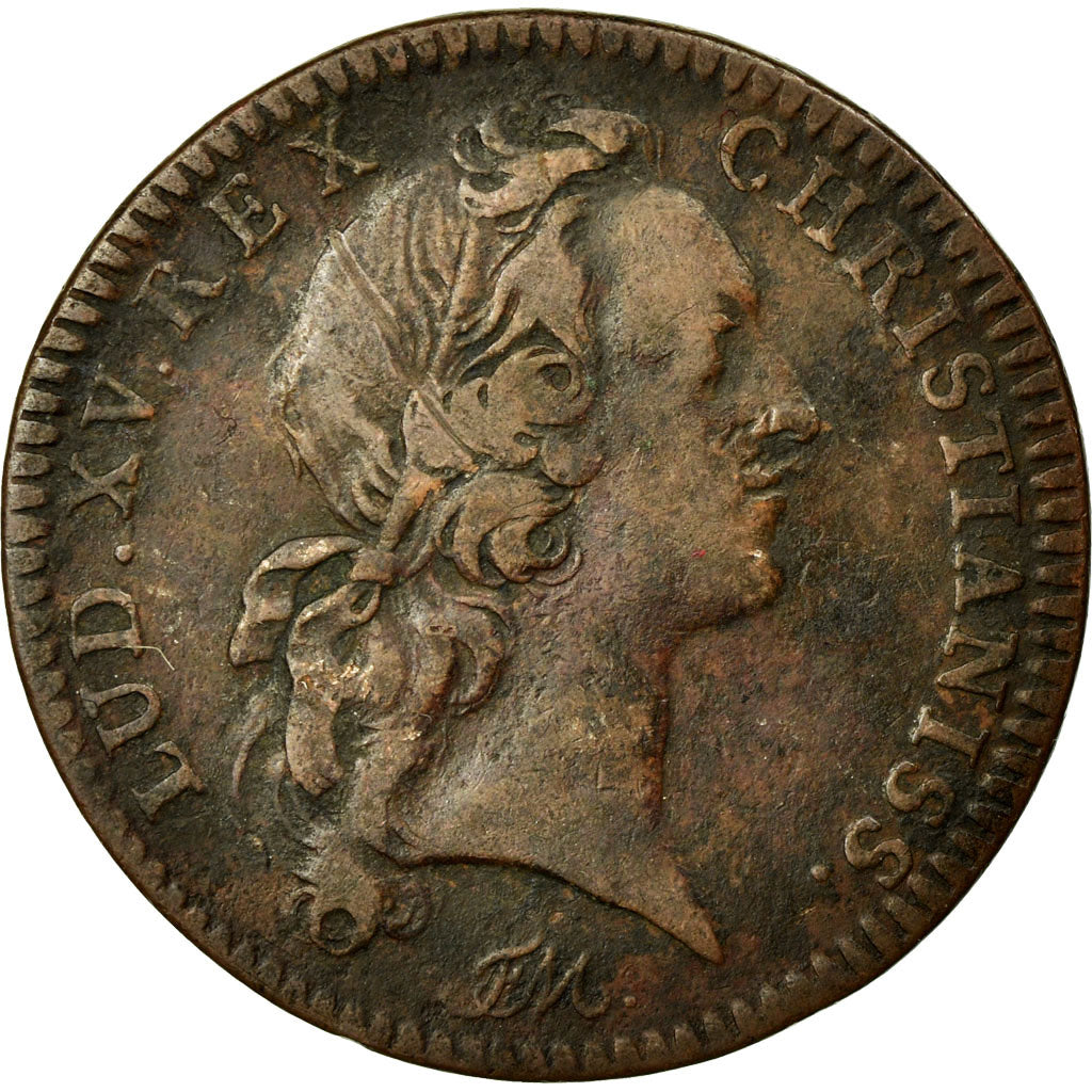 France, Token, Royal, 1744, EF(40-45), Copper, Feuardent:2510
