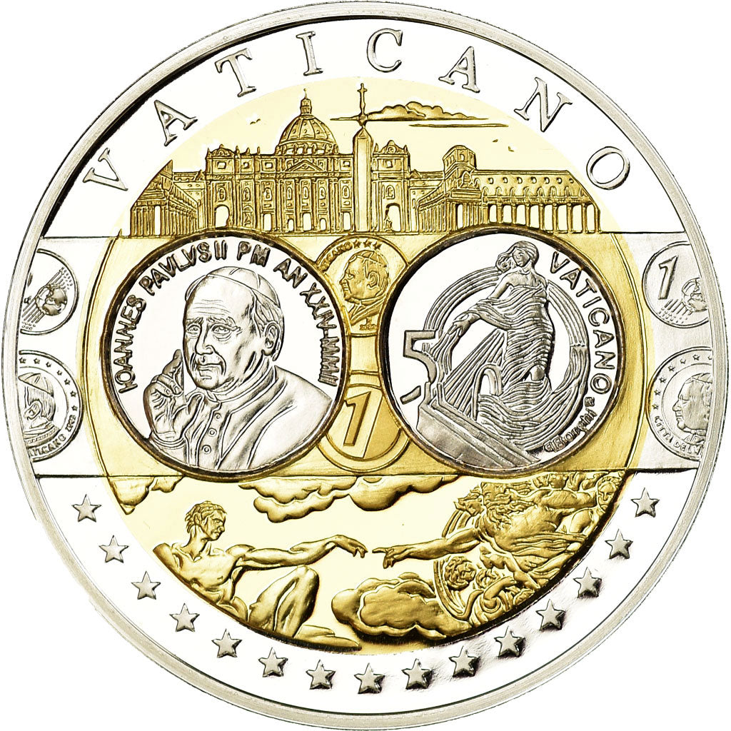 Vatican, Medal, L'Europe, Vatican, MS(65-70), Silver