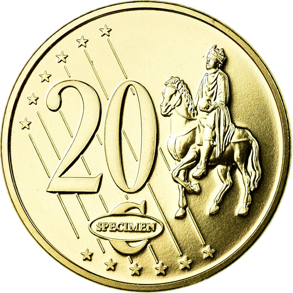 Vatikan, Medaille, 20 C, Essai-Trial Benoit XVI, 2010, STGL, Messing