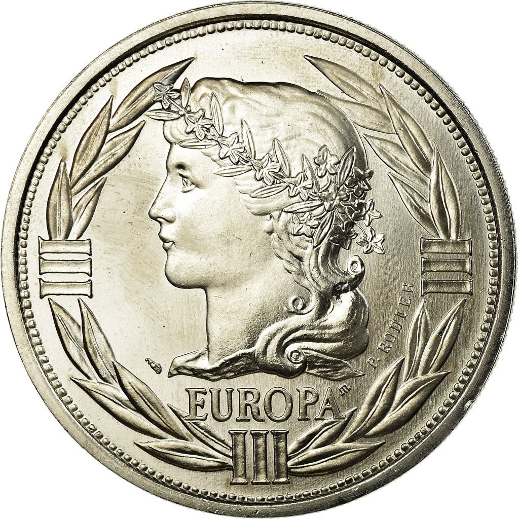 Francia, medaglia, Ecu Europa, Marianne, 1992, Rodier, FDC, Rame-nichel