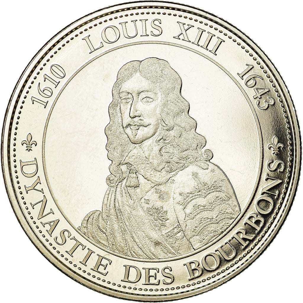 Frankreich, Medaille, Les rois de France, Louis XIII, UNZ+, Copper-nickel