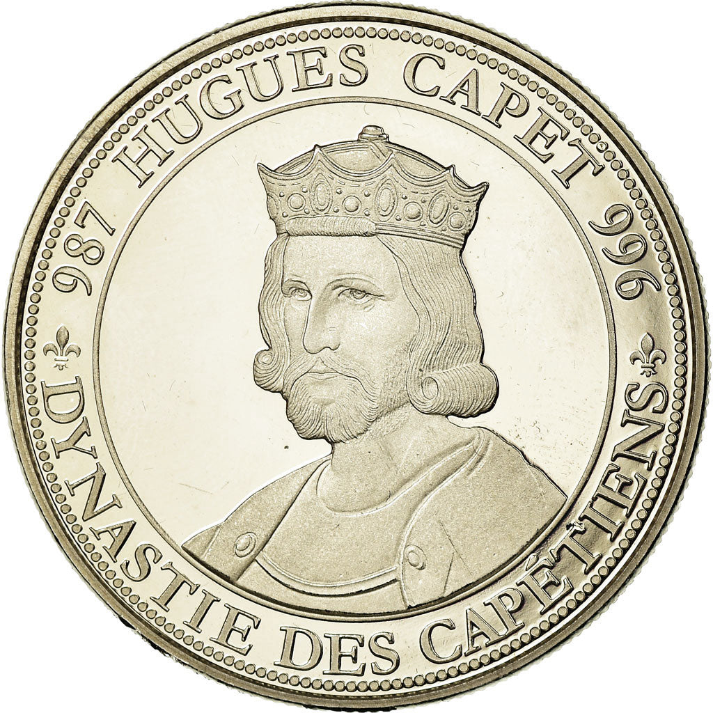 França, Medal, Les Rois de France, Hugues Capet, História, MS(65-70)
