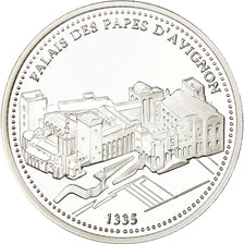 Francia, medalla, Provence, Palais des Papes d'Avignon, FDC, Plata
