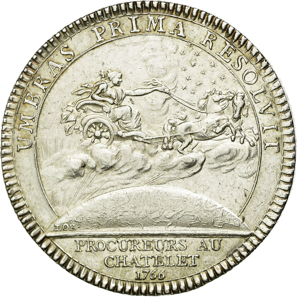 France, Token, Royal, 1766, AU(55-58), Silver, Feuardent:3236