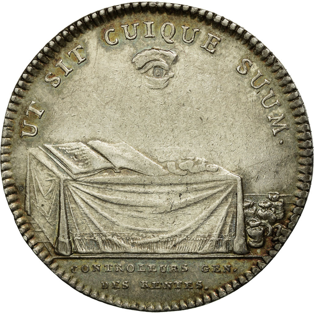 France, Token, Royal, AU(55-58), Silver, Feuardent:3842