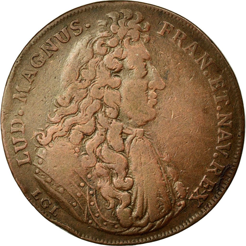 France, Token, Royal, VF(30-35), Copper