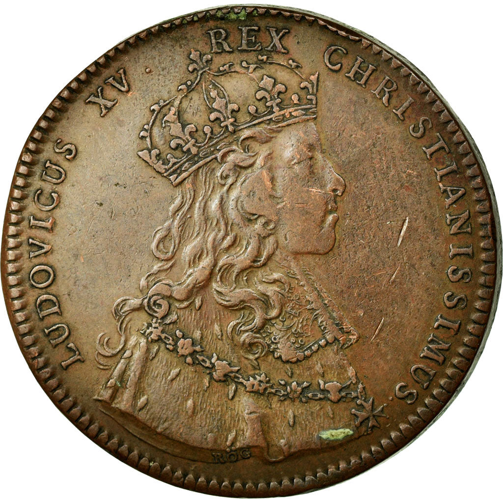 France, Token, Royal, AU(50-53), Copper, Feuardent:7235