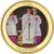 Vaticano, medaglia, La Vie du Pape François, FDC, Rame dorato