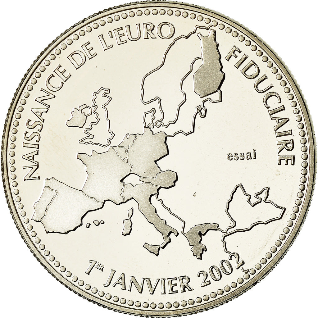 Frankrijk, Medaille, Naissance de l'Euro Fiduciaire, Politics, Society, War