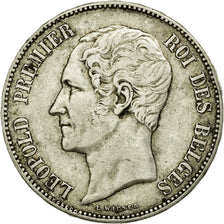 Coin, Belgium, Leopold I, 5 Francs, 5 Frank, 1850, EF(40-45), Silver, KM:17