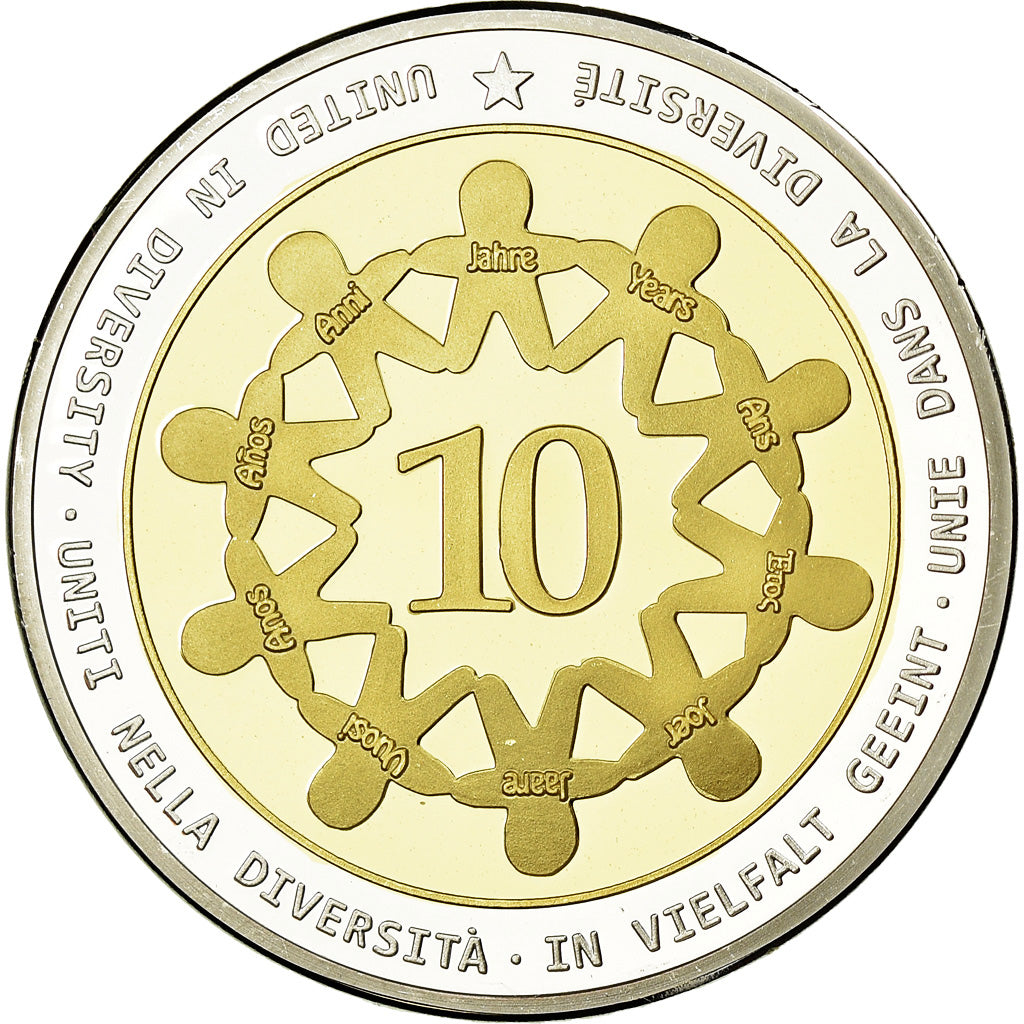 Mónaco, Medal, 10 ans de l'Euro, Políticas, Sociedade, Guerra, 2012