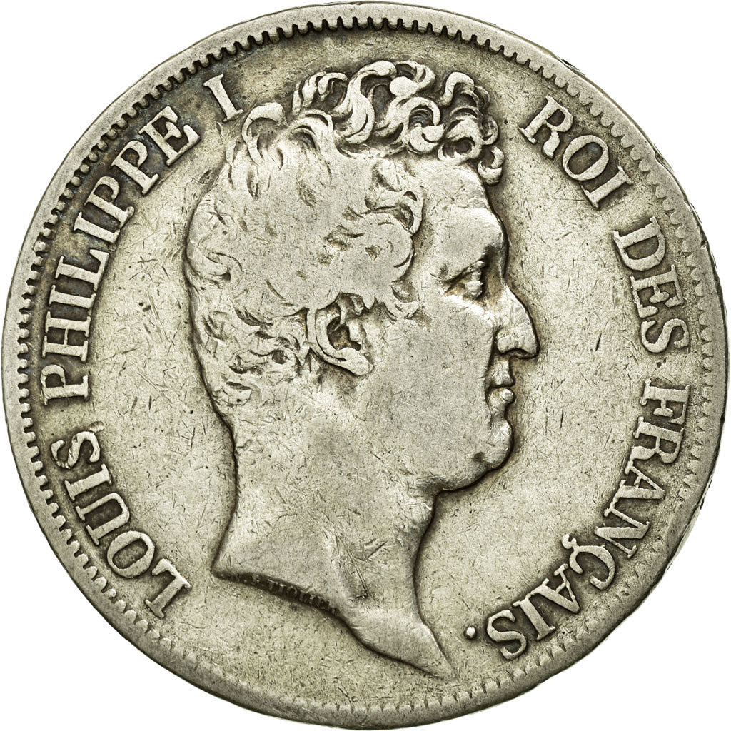 Coin, France, Louis-Philippe, 5 Francs, 1831, Limoges, VF(30-35), Silver