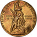 Frankreich, Token, Ligue des Patriotes, History, 1882, Mercié, SS+, Bronze