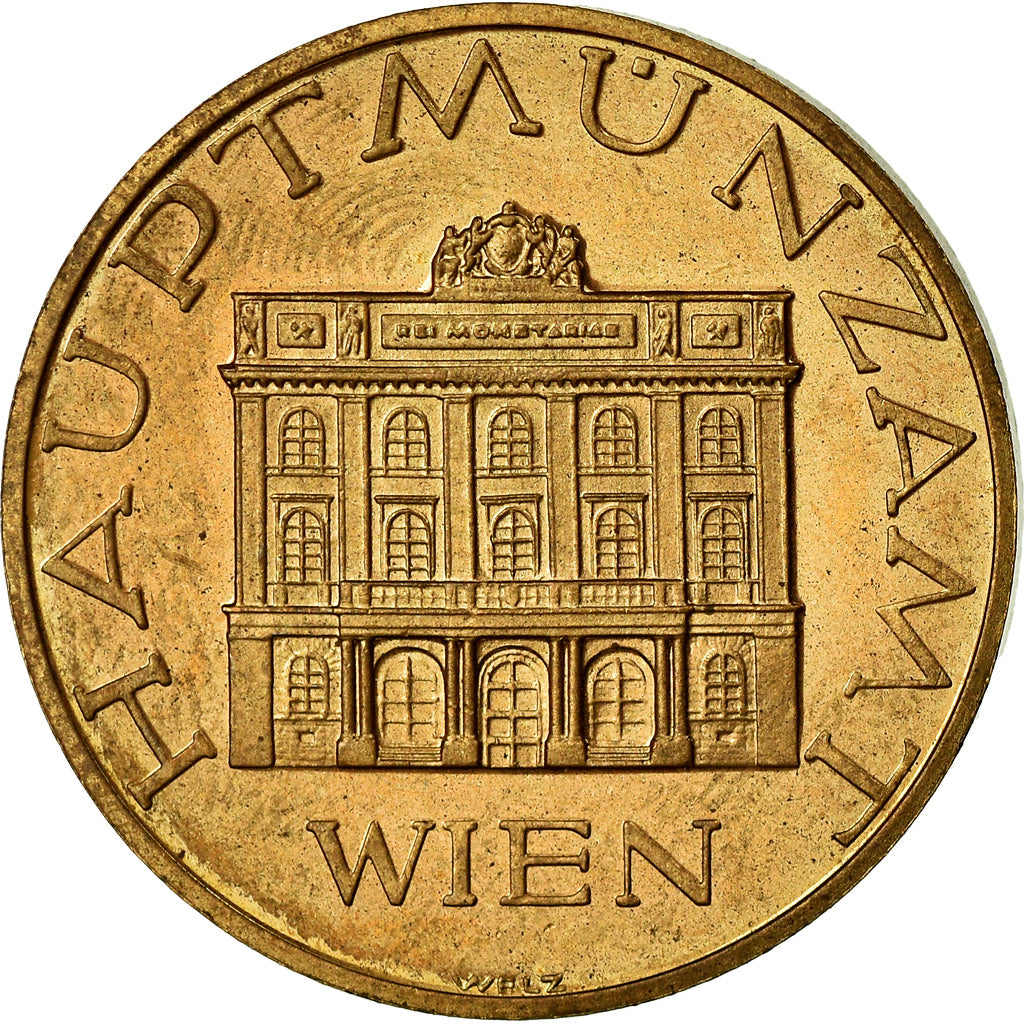 Oostenrijk, Token, Hauptmunzamt, Wien, 1987, UNC-, Copper-Brass