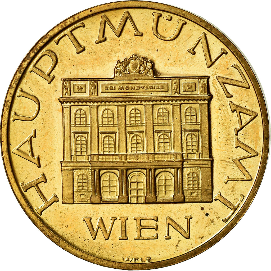 Oostenrijk, Token, Hauptmunzamt, Wien, 1982, UNC-, Copper-Brass