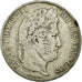 Coin, France, Louis-Philippe, 5 Francs, 1837, Paris, VF(30-35), Silver