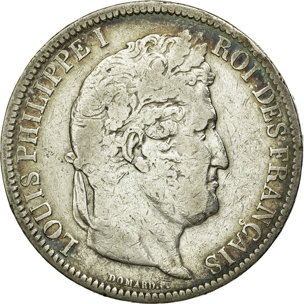 Coin, France, Louis-Philippe, 5 Francs, 1831, Rouen, VF(20-25), Silver