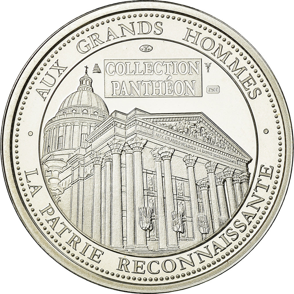 Frankreich, Medaille, Collection Panthéon, Émile Zola, History, STGL, Silber