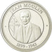 Francia, medalla, Collection Panthéon, Jean Moulin, History, FDC, Plata