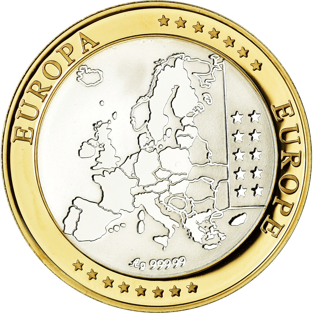 Belgique, Médaille, Euro, Europa, FDC, Argent