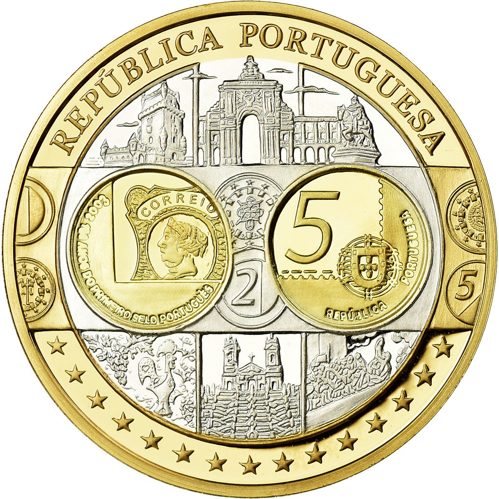 Portugal, Medal, Euro, Europa, MS(65-70), Silver