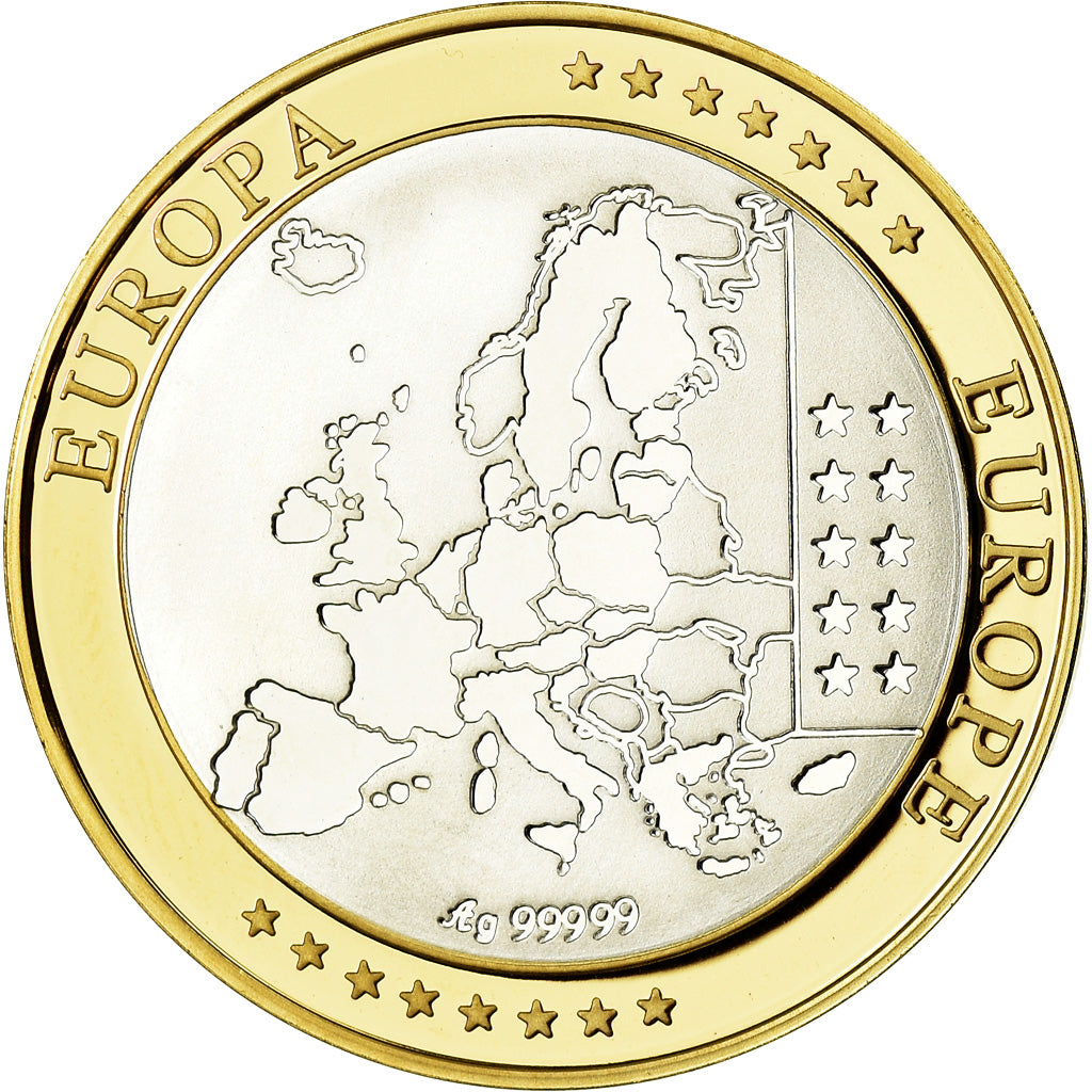 Portugal, Medal, Euro, Europa, MS(65-70), Silver