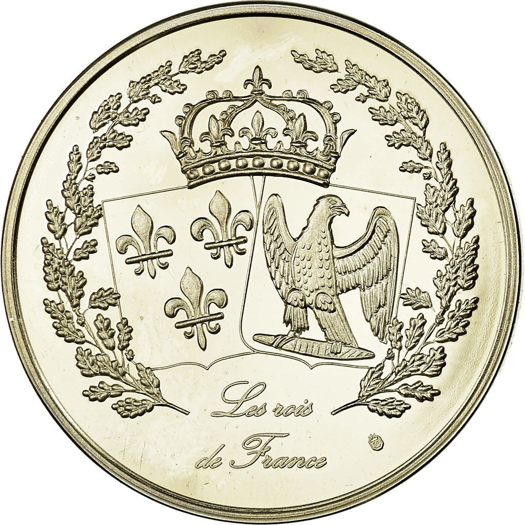 Francia, medaglia, Les Rois de France, Napoléon Ier, FDC, Copper Plated Silver