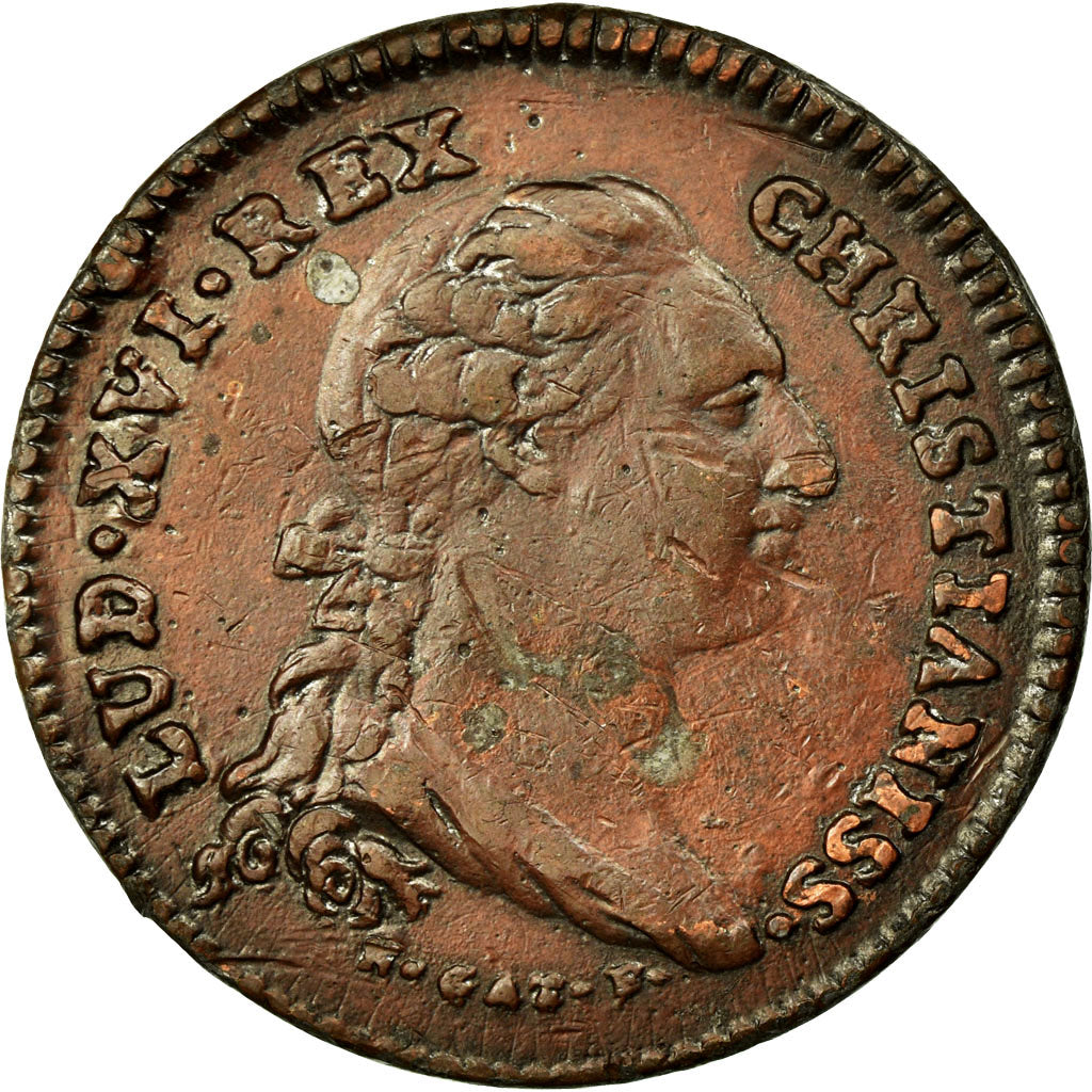 France, Token, Royal, AU(50-53), Tin, Feuardent:6750