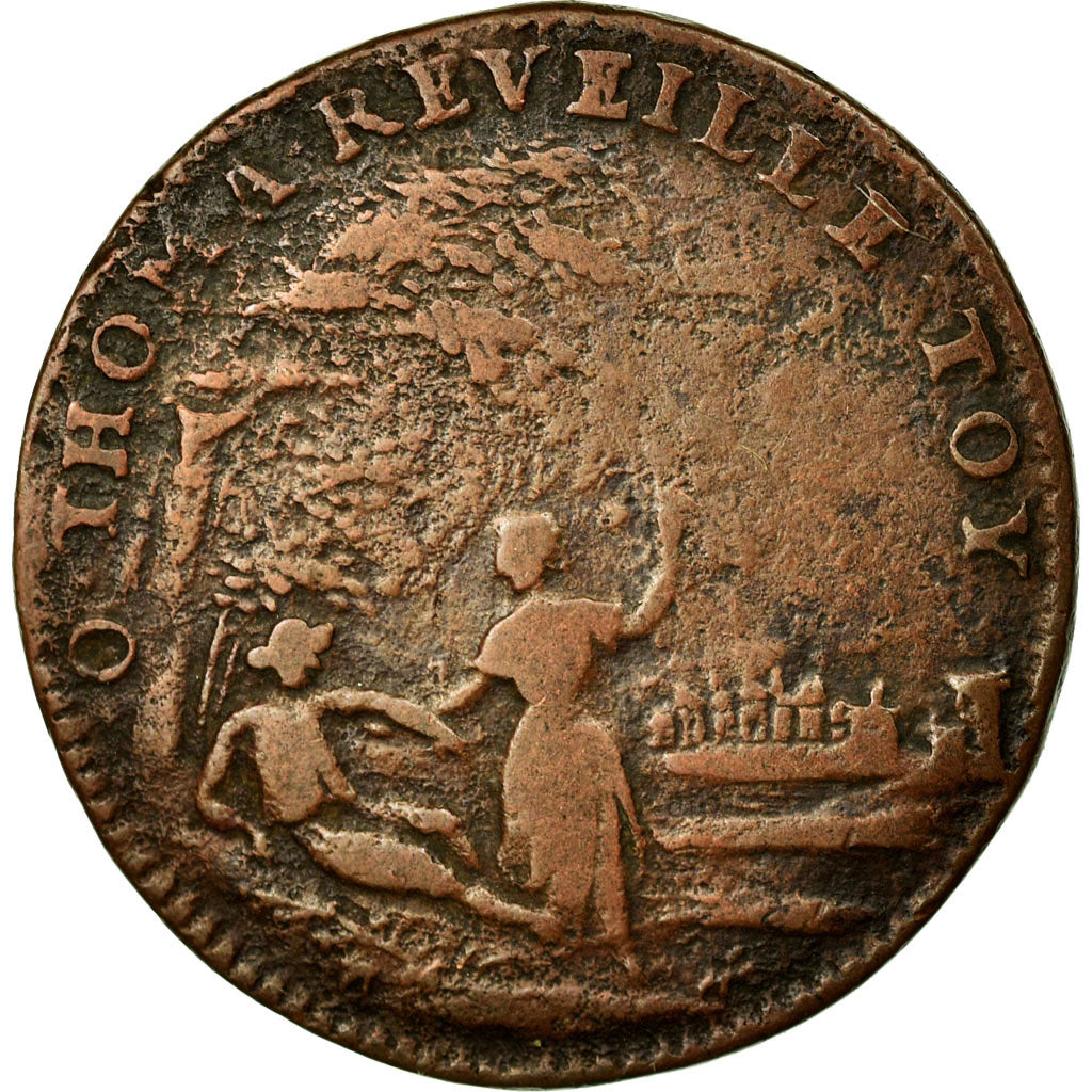 France, Token, Royal, VF(30-35), Copper, Feuardent:15023