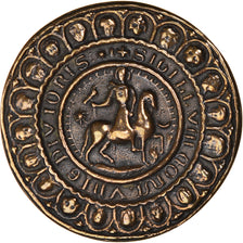 Frankrijk, Medaille, Reproduction, Sceau de la Ville de Dijon, ZF+, Bronzen