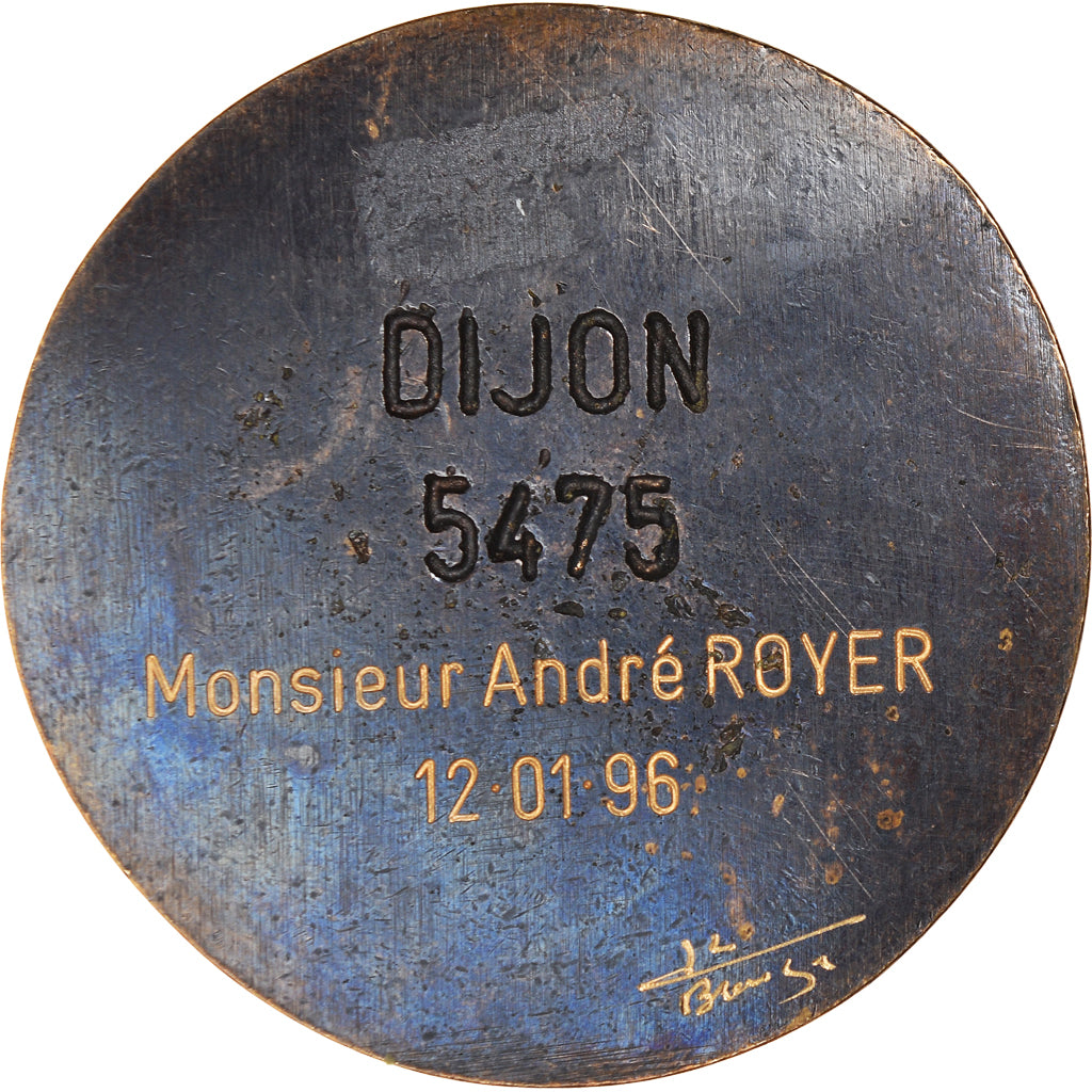 Frankrijk, Medaille, Reproduction, Sceau de la Ville de Dijon, ZF+, Bronzen