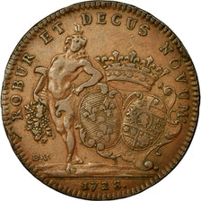 France, Token, Royal, 1728, EF(40-45), Copper, Feuardent:9838