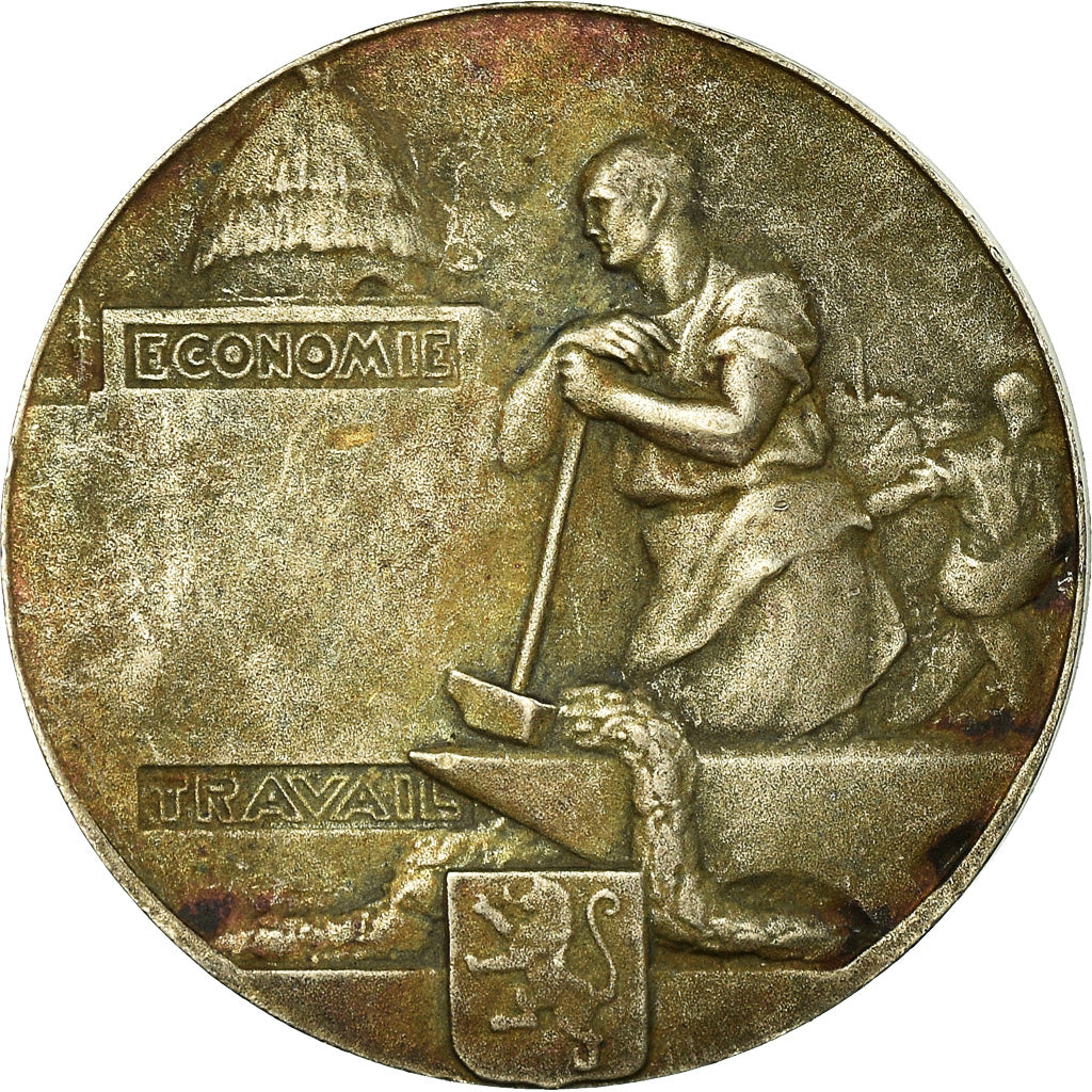 Frankrijk, Token, Caisse d'Epargne de Valenciennes, Zilver, PR