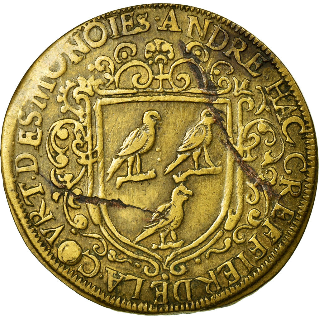France, Token, Royal, EF(40-45), Copper, Feuardent:2274