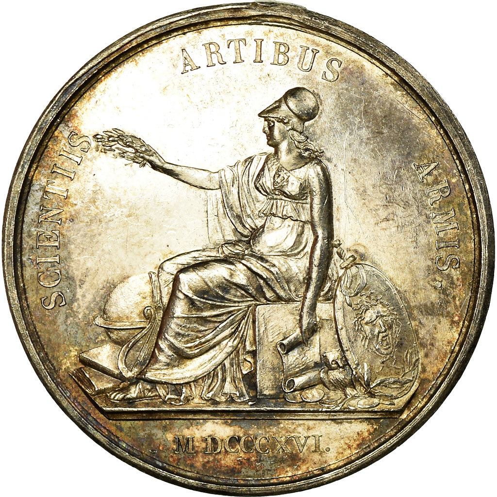 France, Token, Education, Prix de l'Ecole de Sorèze, 1816, MS(60-62), Silver