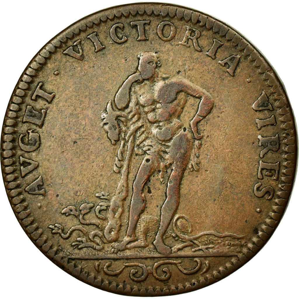 France, Token, Royal, EF(40-45), Copper, Feuardent:12759