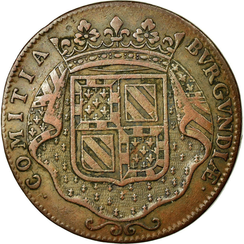 France, Token, Royal, 1722, VF(30-35), Copper, Feuardent:9835