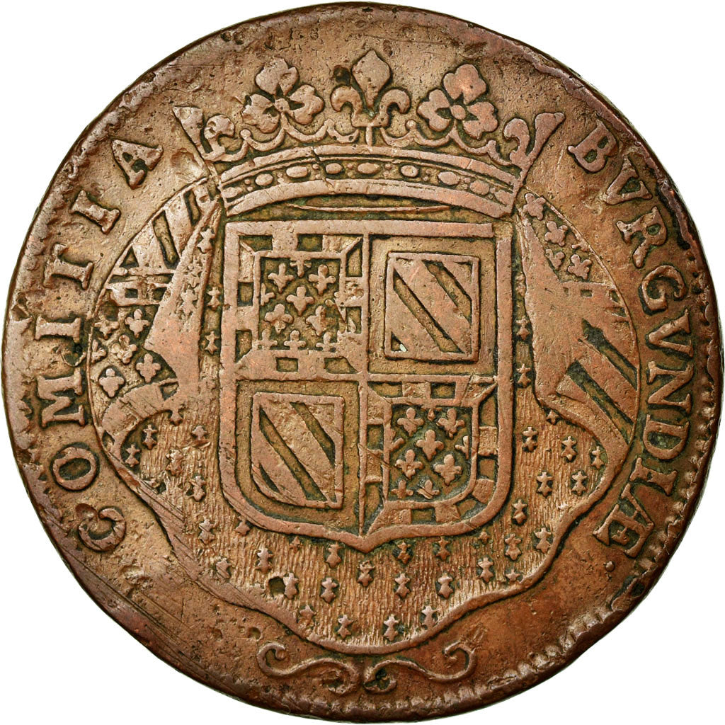 France, Token, Royal, 1713, EF(40-45), Copper, Feuardent:9831