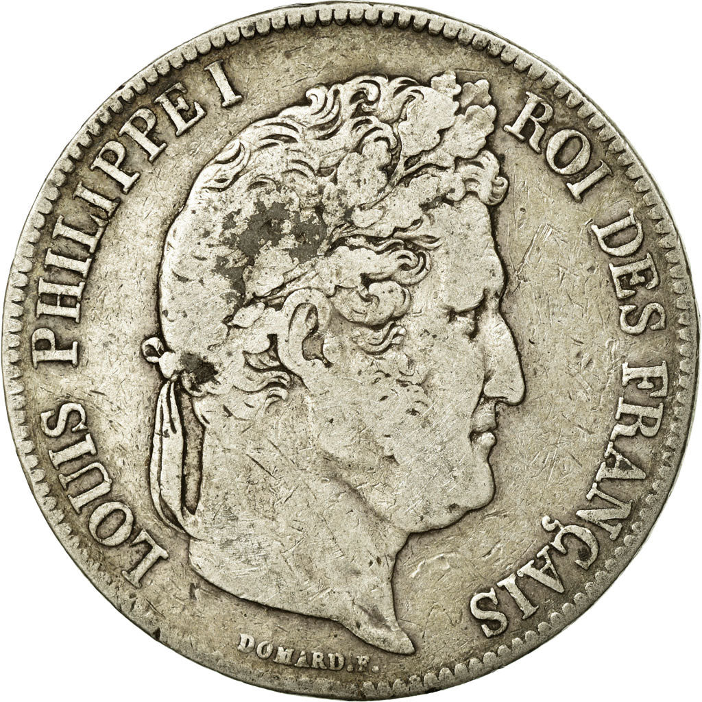 Coin, France, Louis-Philippe, 5 Francs, 1835, Lille, VF(30-35), Silver