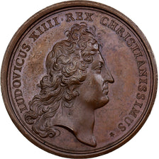 France, Medal, Louis XIV, Seconde Prise de Dôle, 1674, Bronze, Mauger